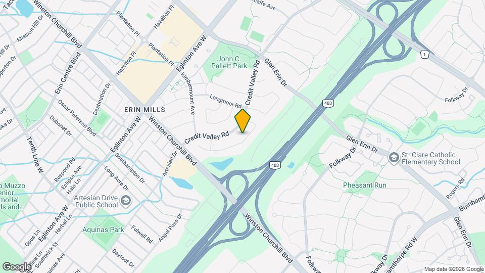 2599 Ambercroft Trail Map and Location Details