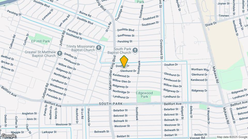 5735 Glenhurst Dr Map and Location Details