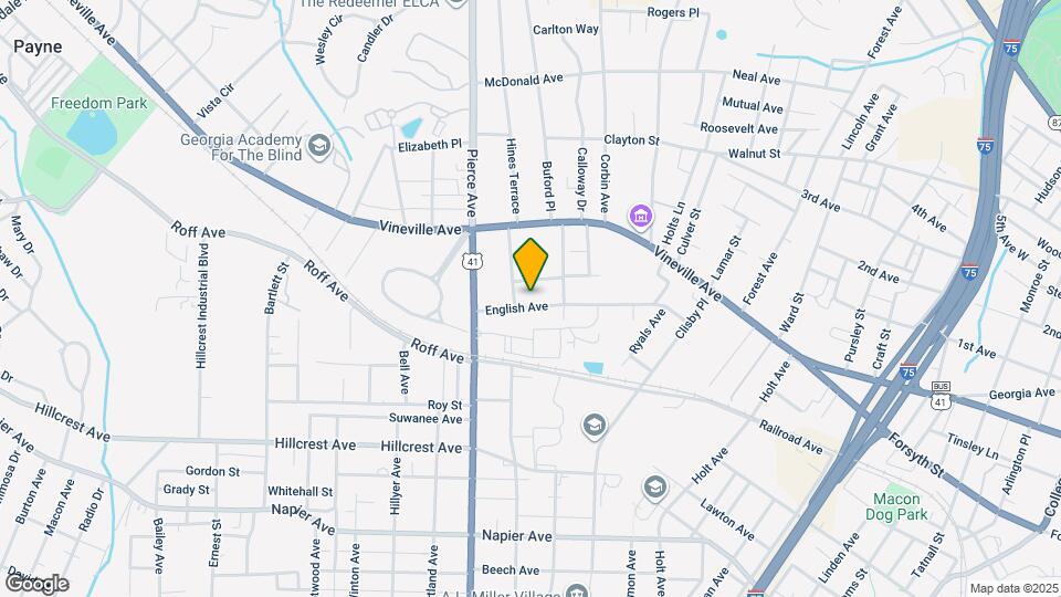 2533 English Ave Map and Location Details