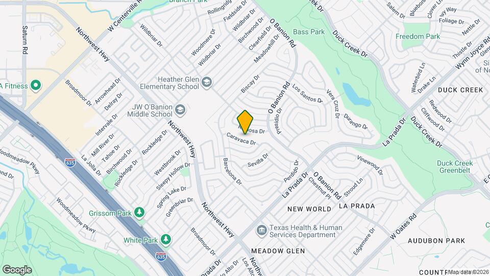 521 Caravaca Dr Map and Location Details