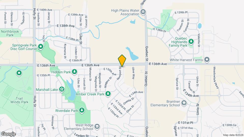 13581 Oneida Ln Mapa y Detalles de la Ubicación