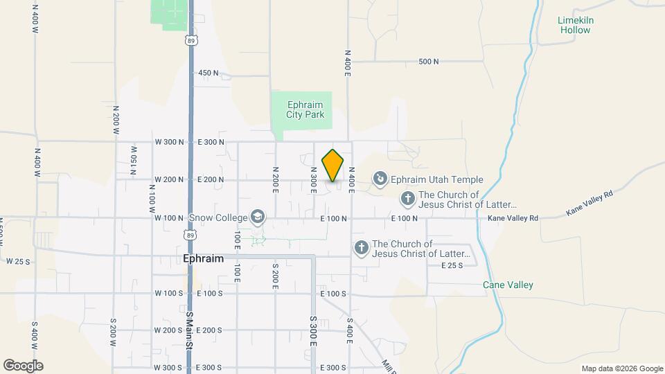 320 E 200 N Map and Location Details