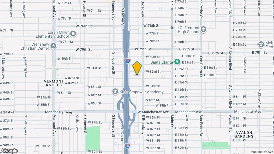 321 W 83rd St Map and Location Details