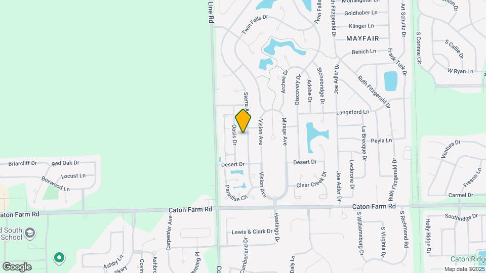 2611 Sierra Ave Mapa y Detalles de la Ubicación