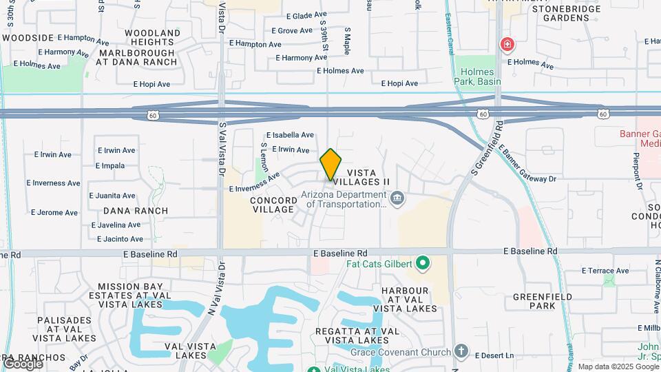 1811 S 39th St Map and Location Details