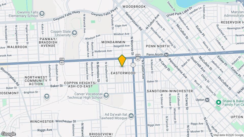 1724 N Payson St Map and Location Details