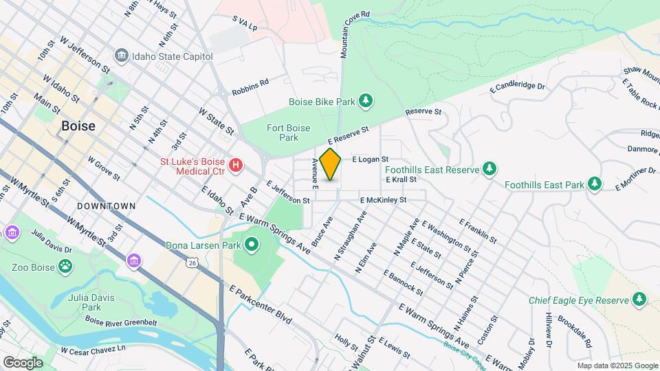 617 E Krall St Mapa y Detalles de la Ubicación