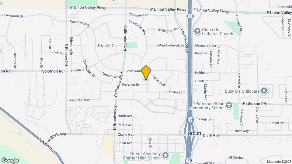 4599 Coachman Way Map and Location Details