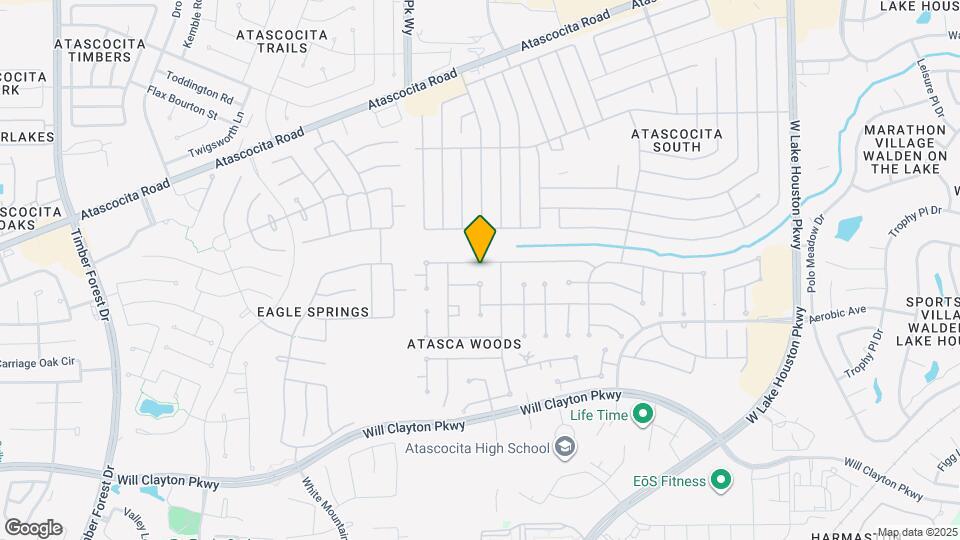 6734 Atasca Creek Dr Map and Location Details