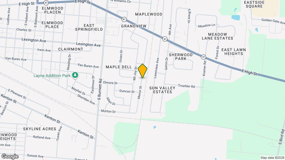 632 Mavor St Map and Location Details