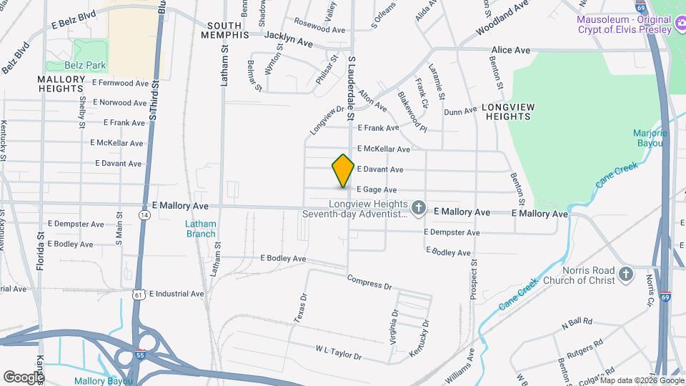 543 E Gage Ave Map and Location Details