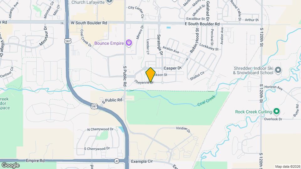 410 Cheyenne Dr Map and Location Details