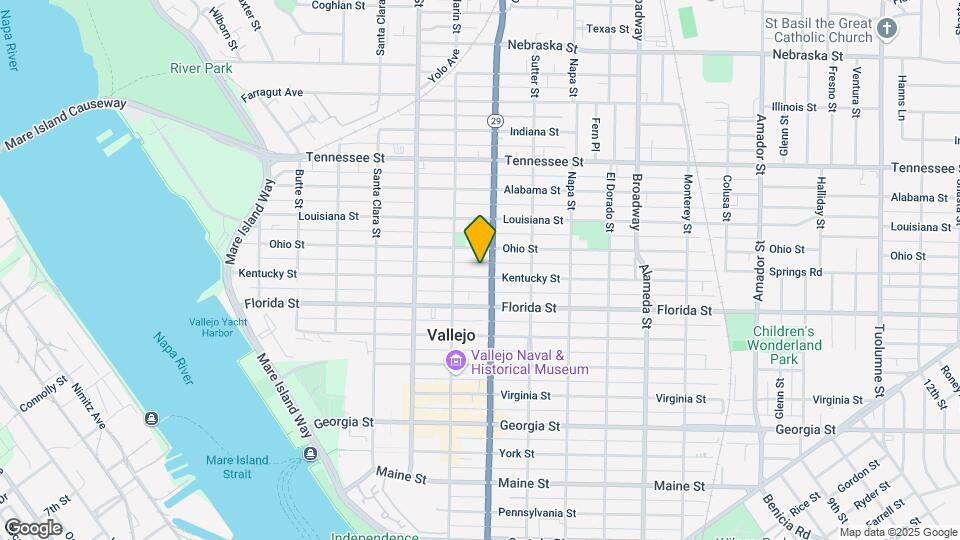 628 Kentucky St Map and Location Details
