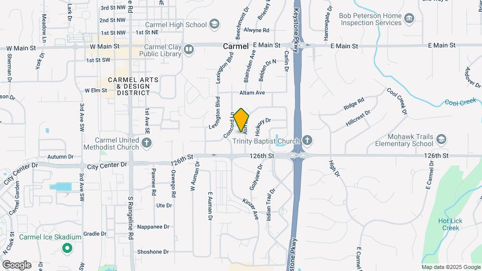 628 Ash Dr Map and Location Details