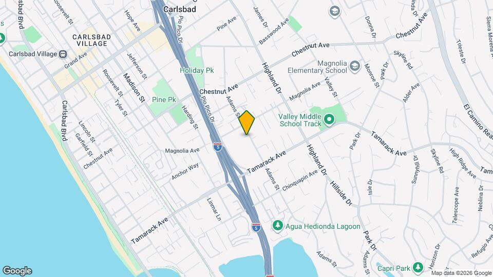 3755 Adams St Map and Location Details