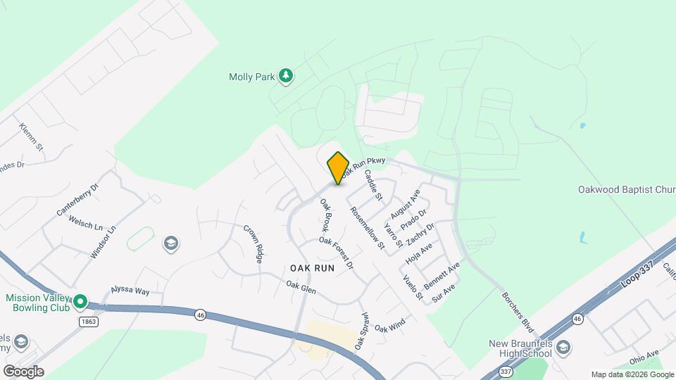 2291 Oak Run Pkwy Map and Location Details