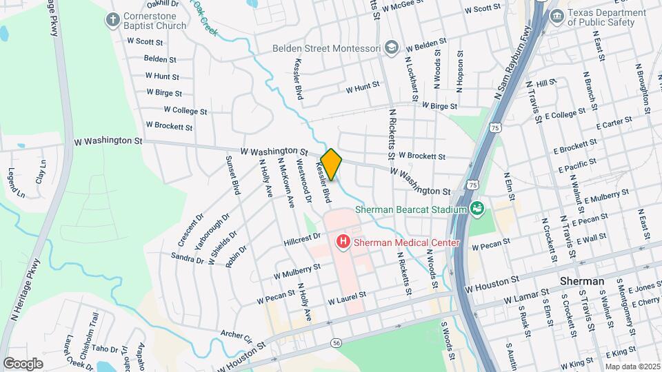 653 Kessler Blvd Map and Location Details