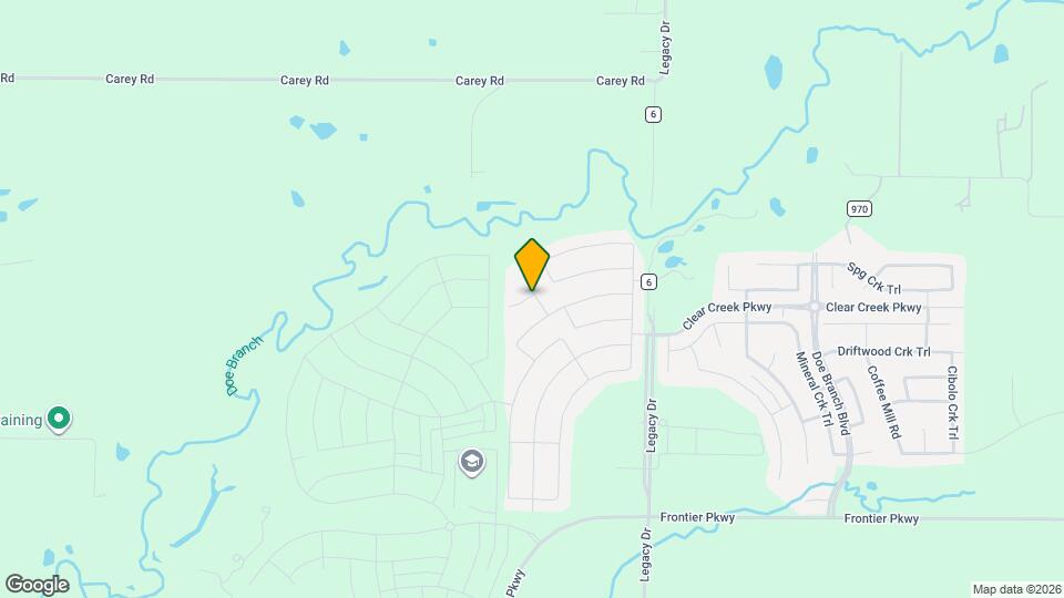 3608 Dickinson Bayou Ct Map and Location Details