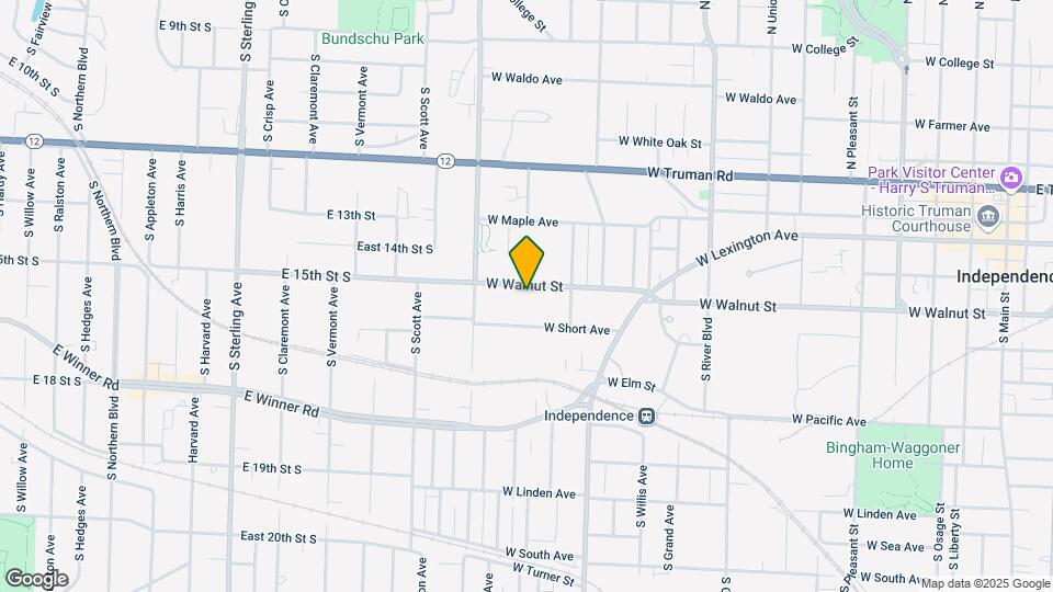 1505 W Walnut St Map and Location Details