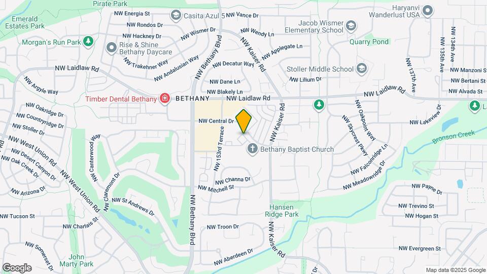 15066 NW Central Dr Map and Location Details