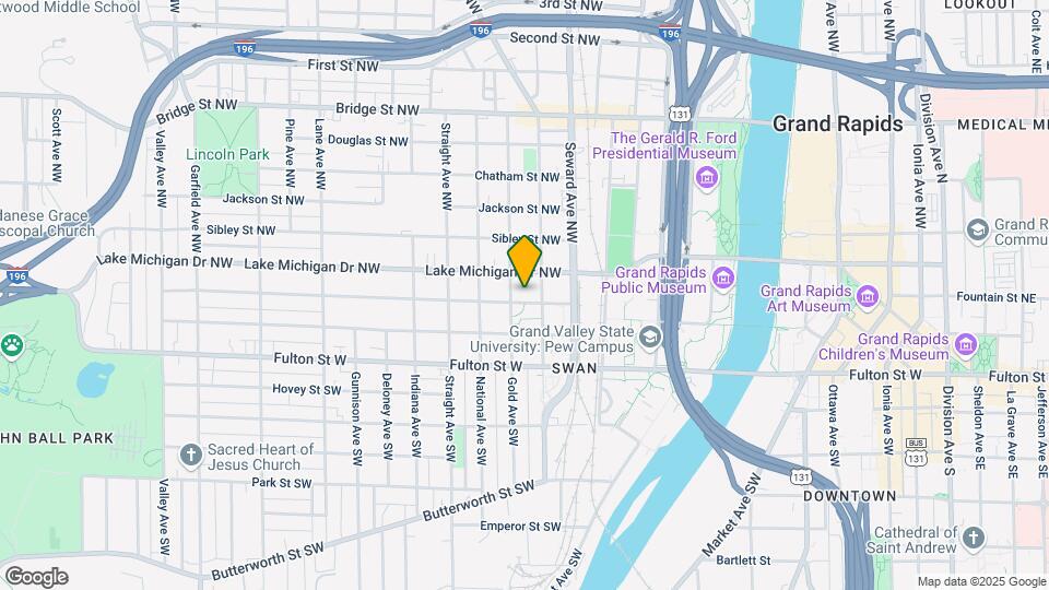 647 California St NW Mapa y Detalles de la Ubicación