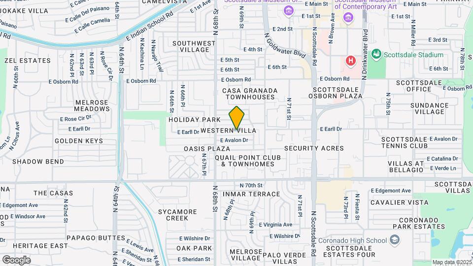 6839 E Earll Dr Map and Location Details