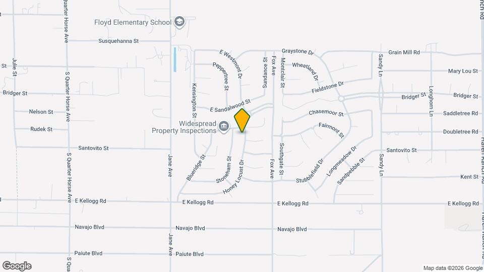 4970 Honey Locust Dr Mapa y Detalles de la Ubicación