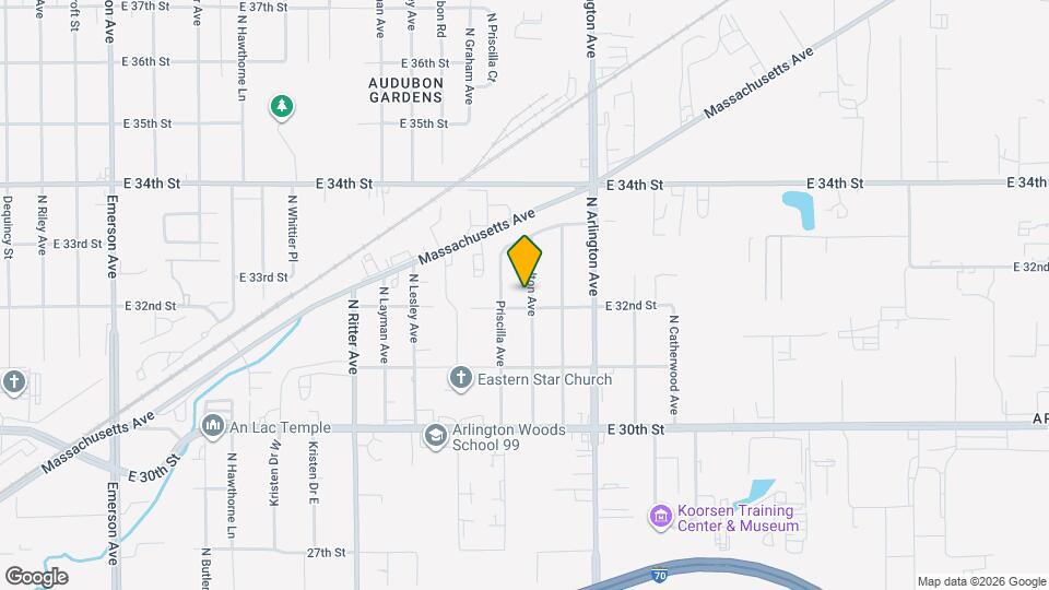 3208 N Bolton Ave Map and Location Details