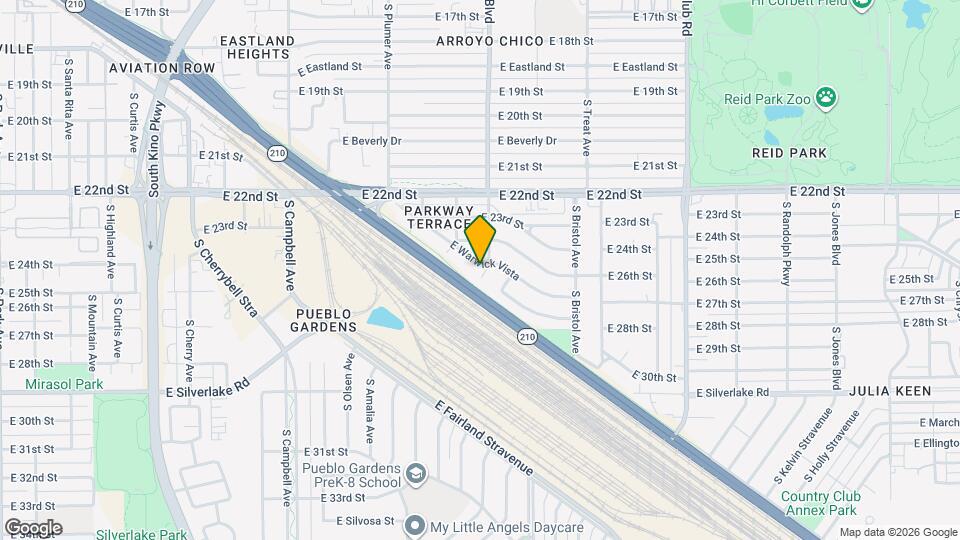 1518 S Tucson Blvd Mapa y Detalles de la Ubicación