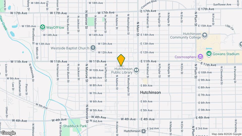 120 W 10th Ave Map and Location Details