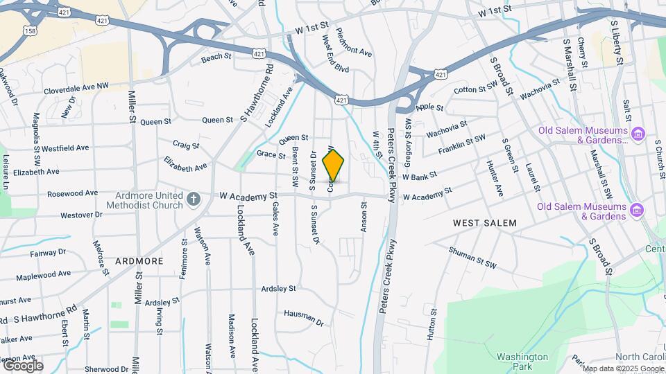 505 Corona St SW Map and Location Details