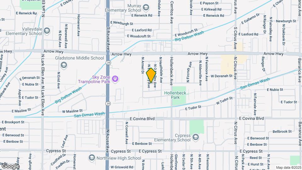 1306 N Eastbury Ave Map and Location Details