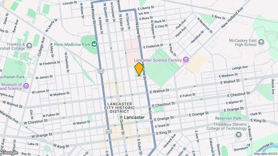 135 E Lemon St, Unit #1 Map and Location Details