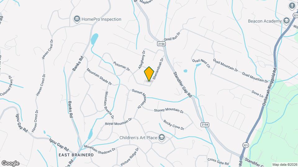 2483 Shenandoah Dr Map and Location Details