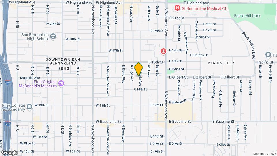 1468-1472 1/2 N Sepulveda Ave Map and Location Details