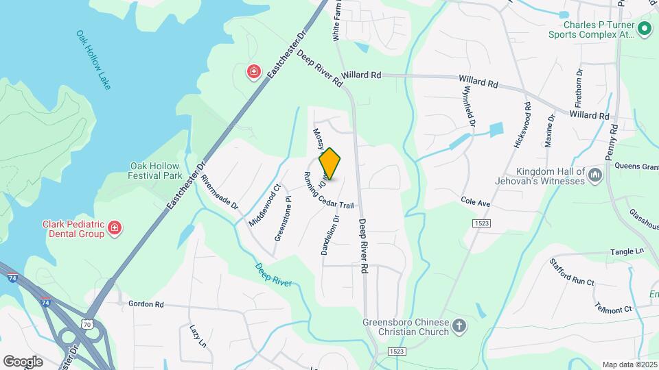 2738 Mossy Meadow Dr Map and Location Details