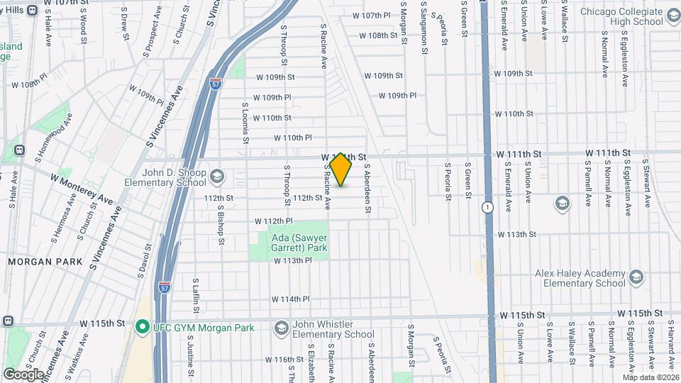 1140 W 112th St Map and Location Details