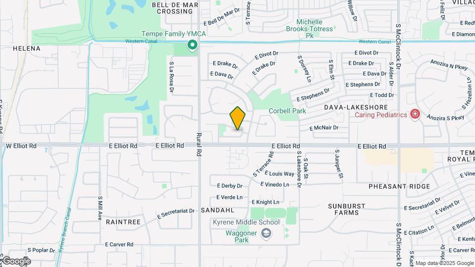 1032 E Brentrup Dr Map and Location Details