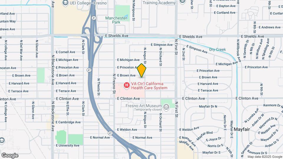 2825 E Harvard Ave Map and Location Details
