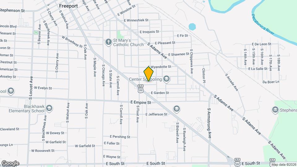 534 E Illinois St Map and Location Details