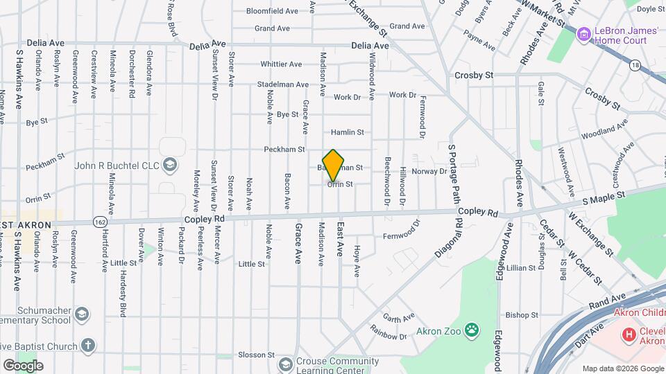 450 Homer Ave Map and Location Details