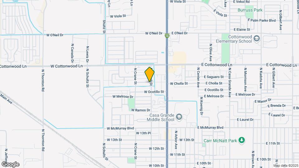 1533 N French St Map and Location Details