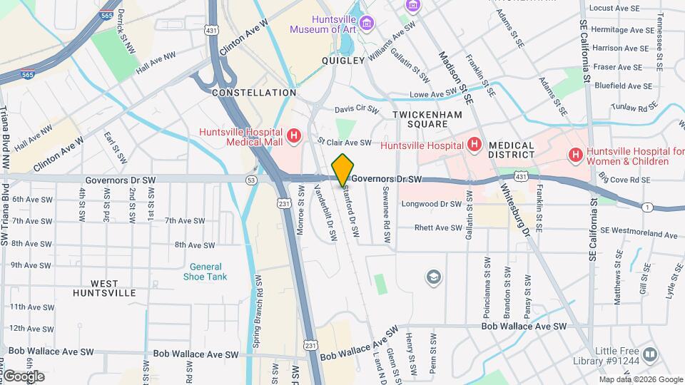 2006 Stanford Dr SW Map and Location Details