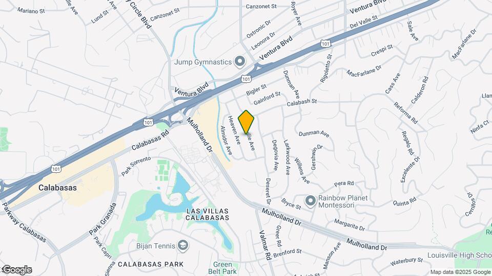 4801 Abbeyville Ave Map and Location Details