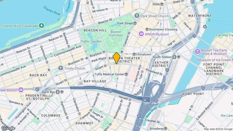 110 Stuart St, Unit 25D Map and Location Details
