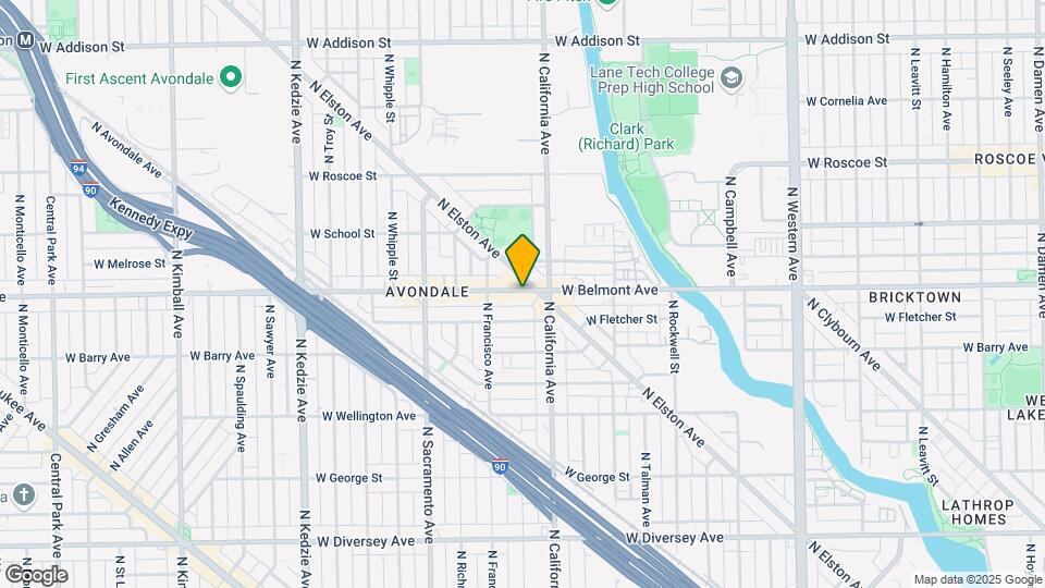 2823 W Belmont Ave Mapa y Detalles de la Ubicación