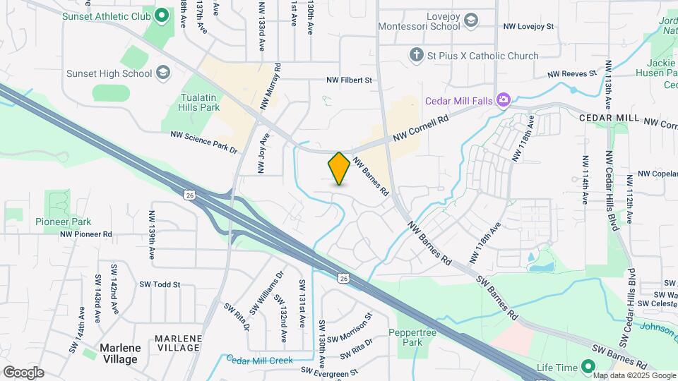12628 NW Barnes Rd-Unit -#1 Map and Location Details