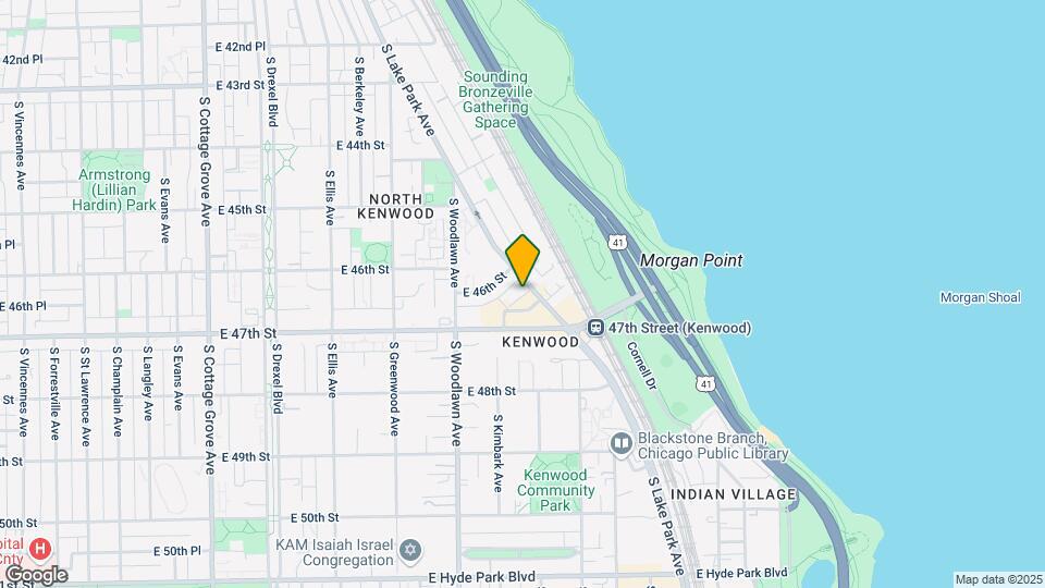 4612-4626 S Lake Park Ave Mapa y Detalles de la Ubicación