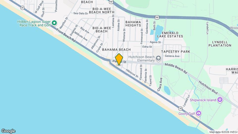13412 Front Beach Rd Map and Location Details
