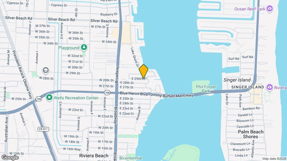225 E 29th Ct Map and Location Details